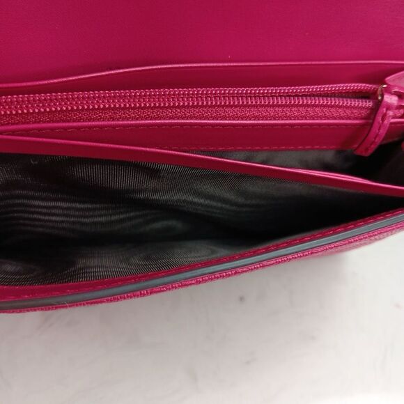 Gucci Pink Diamante Leather Long Bi-Fold Wallet W/Box - Picture 7 of 13